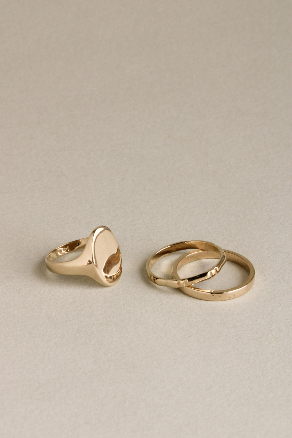 14k Square Ring