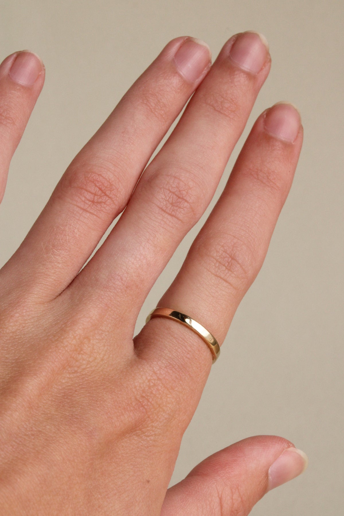 14k Square Ring