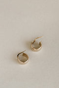 14k Dome Huggies