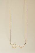 14k Long Herringbone Chain