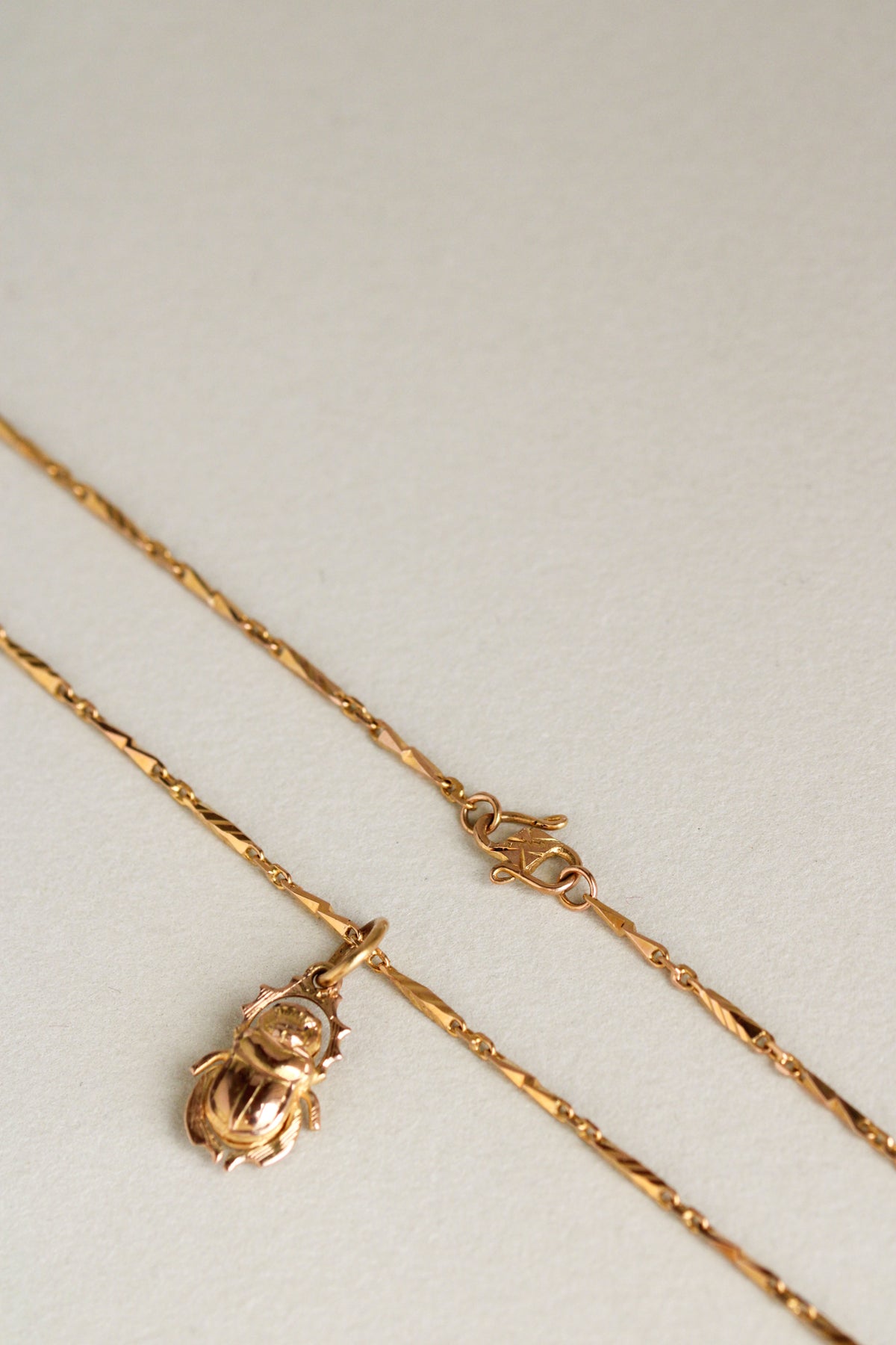 18k & 20k Vintage Sun Scarab Pendant