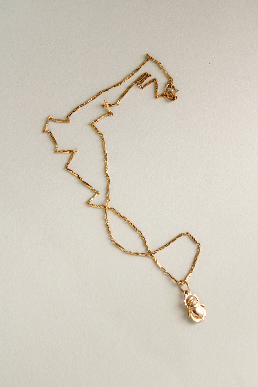 18k & 20k Vintage Sun Scarab Pendant