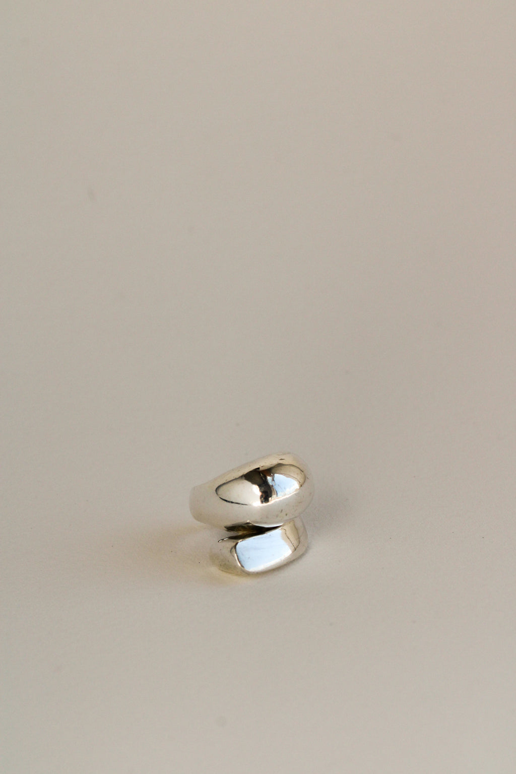 Sterling Dome Modernist Ring