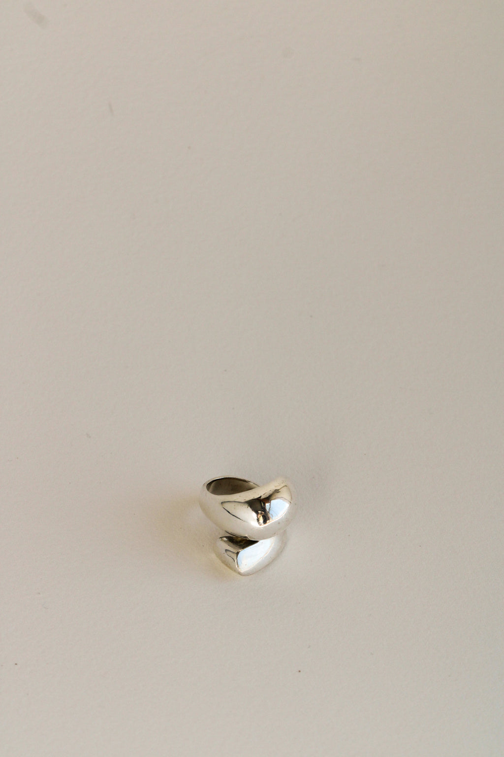 Sterling Dome Modernist Ring