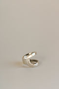 Sterling Modernist Abstract U Ring