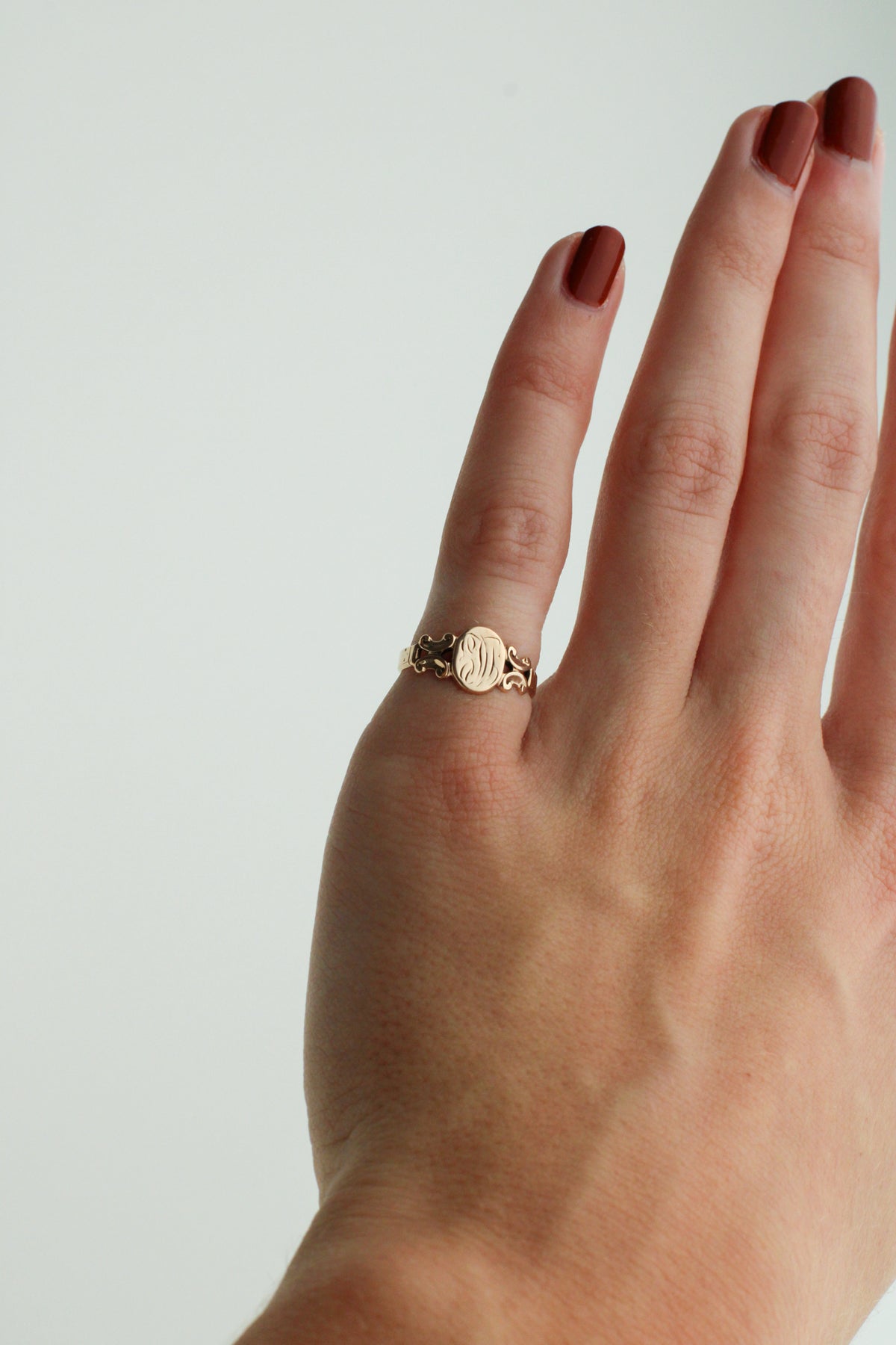 9k Signet Pinky Ring