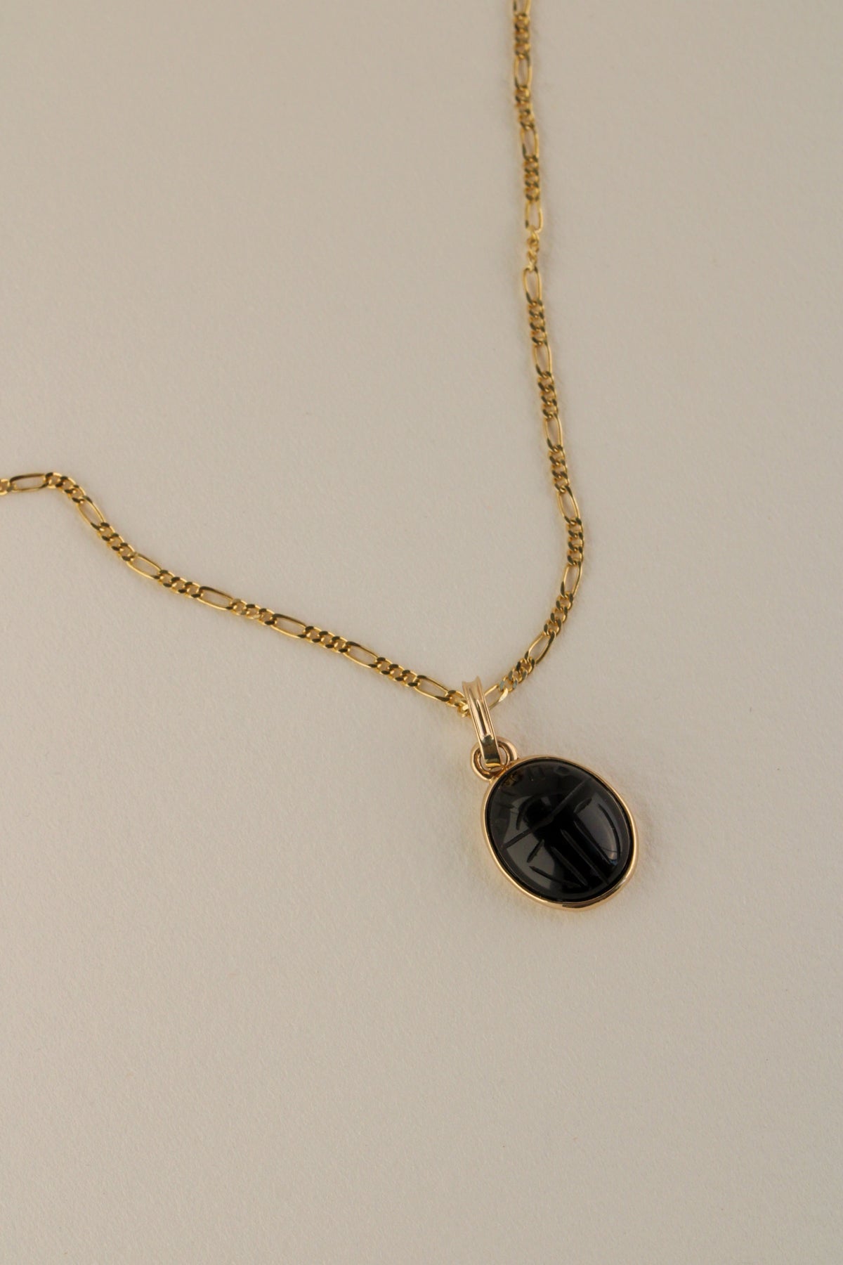 Stone Scarab Pendant ⋅ No. 01