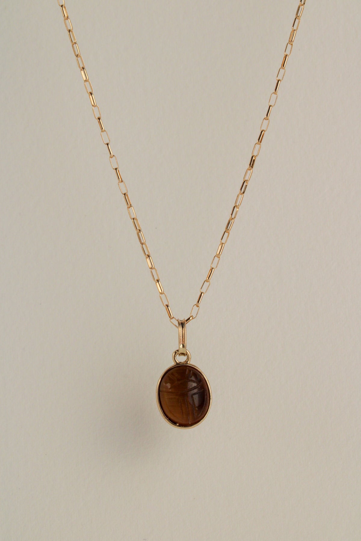 Stone Scarab Pendant ⋅ No. 08