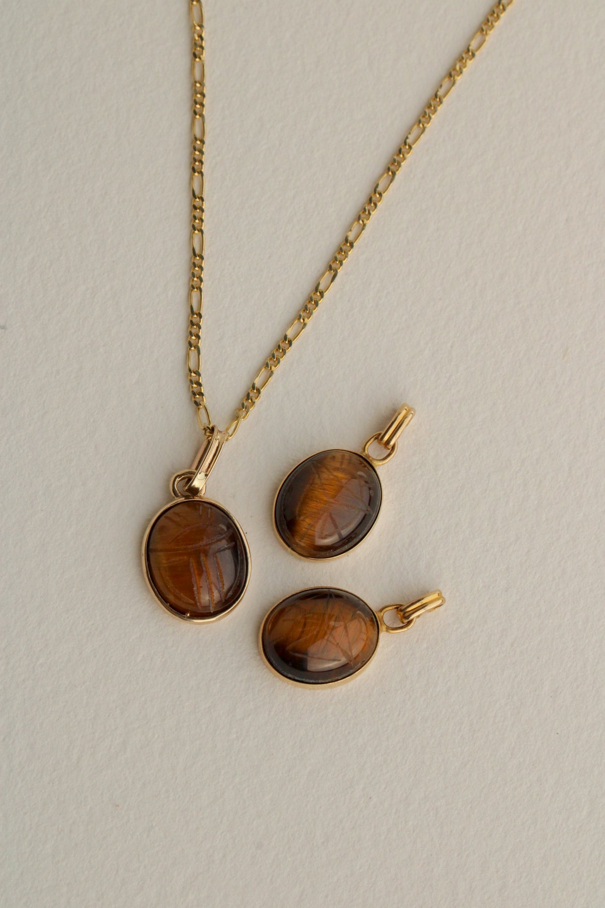 Stone Scarab Pendant ⋅ No. 08