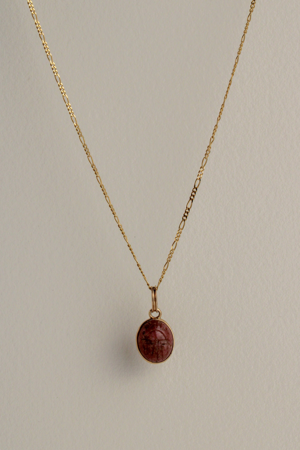 Stone Scarab Pendant ⋅ No. 03