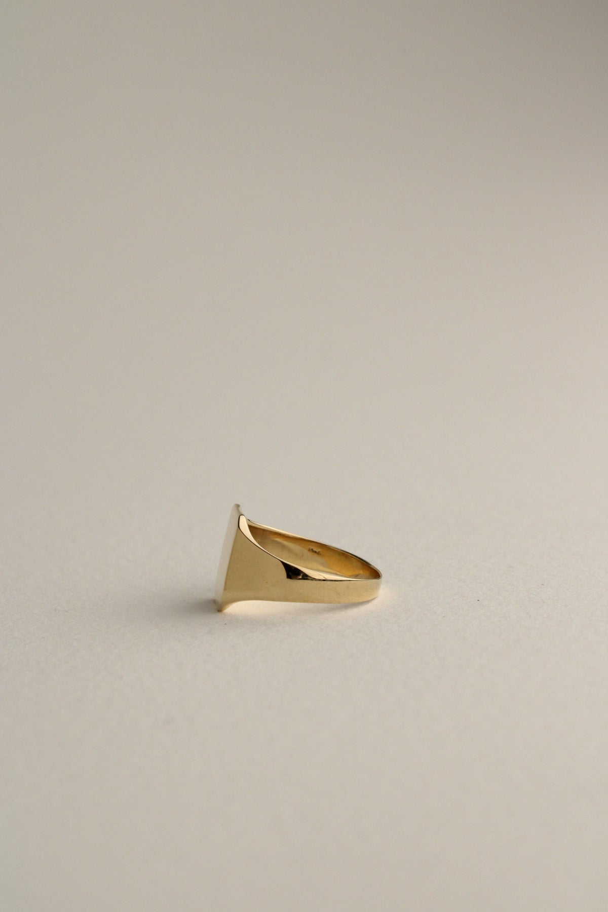 14k Square Signet