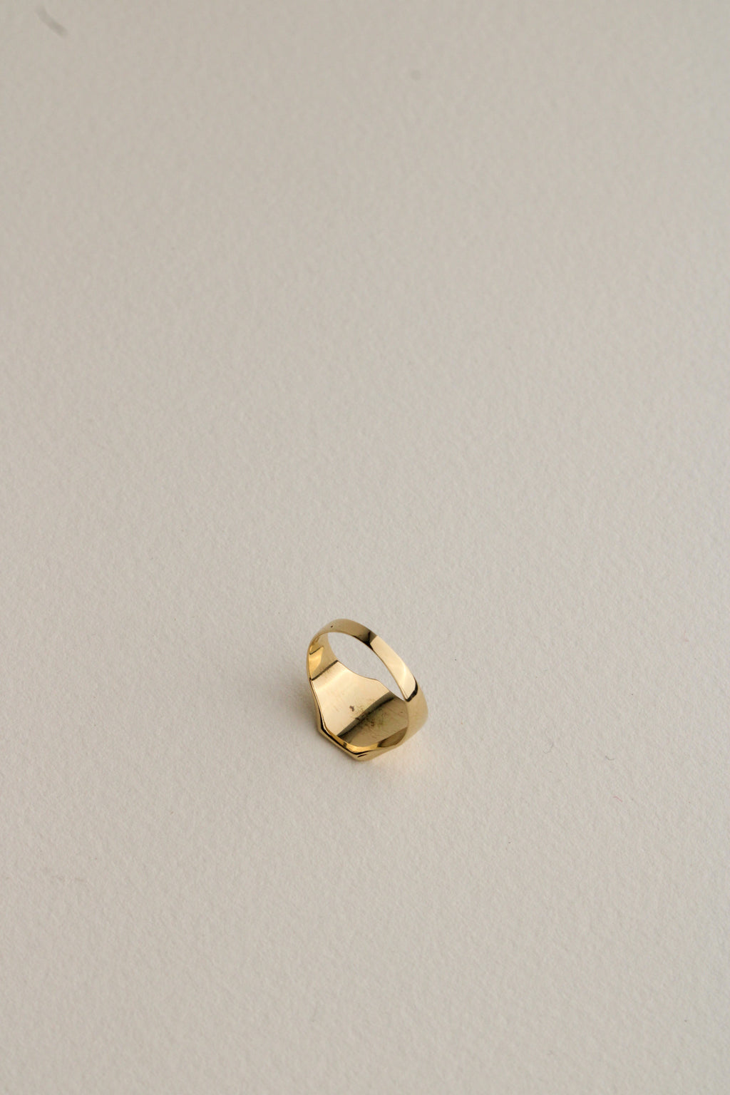 14k Square Signet