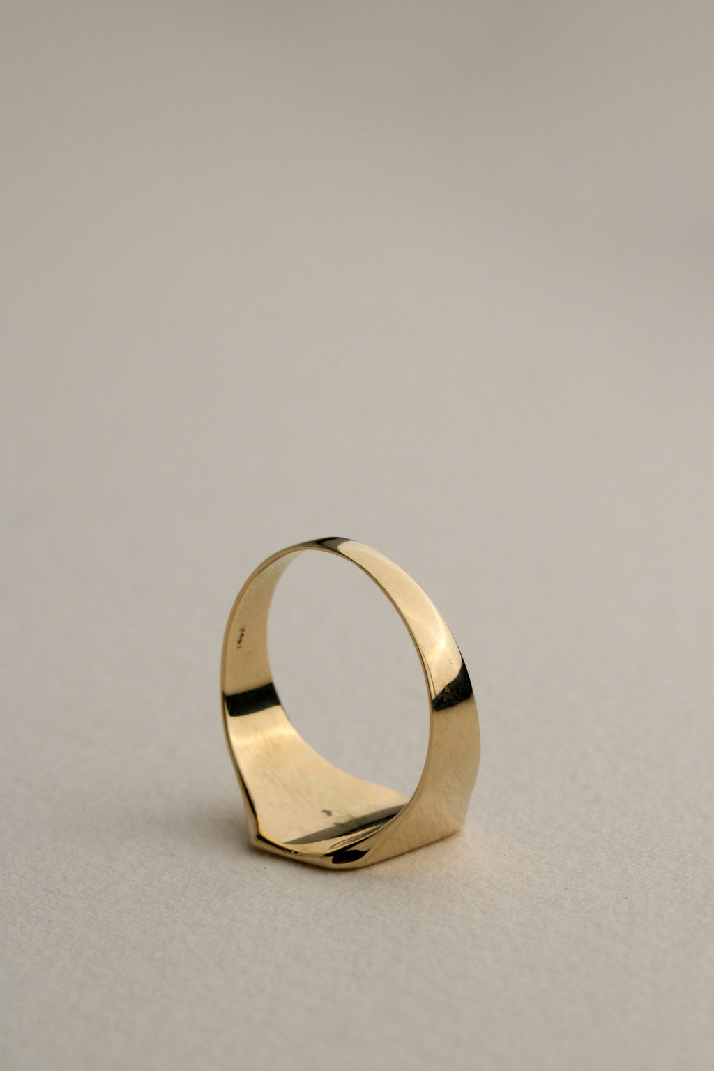 14k Square Signet