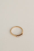 18k Five-Diamond Stacker Ring