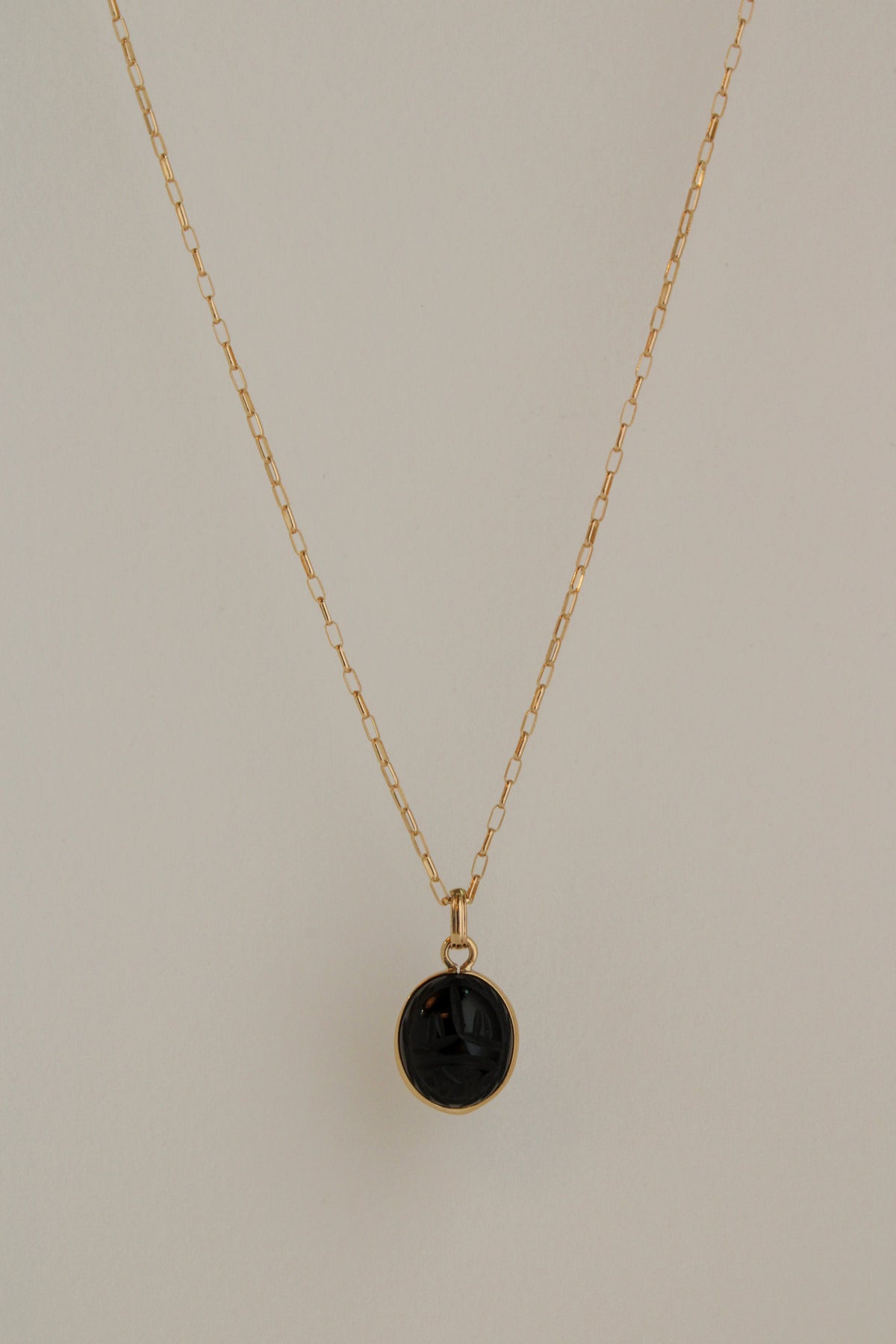 Stone Scarab Pendant ⋅ No. 10