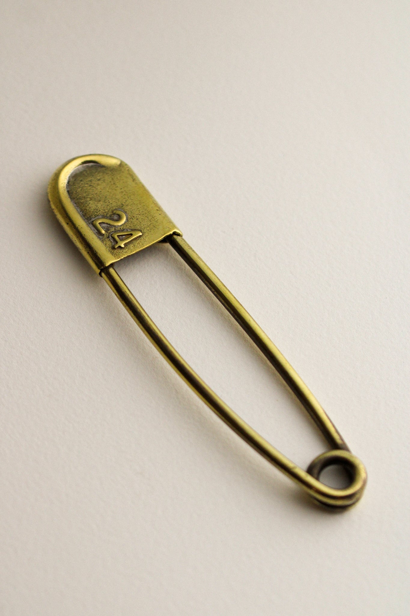 Safety Pin Opened And Closed