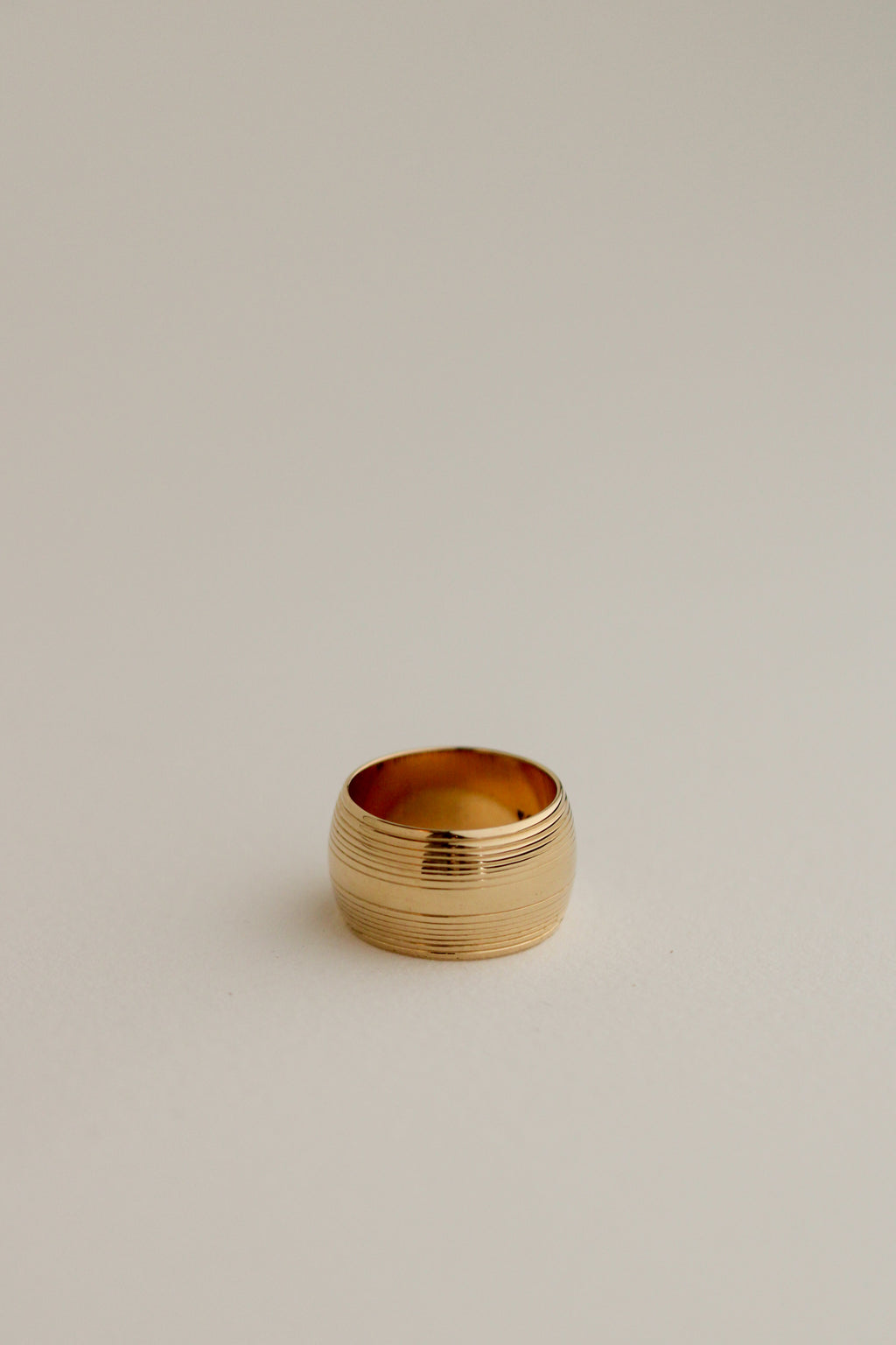 Art Deco Domed Ring, 14k