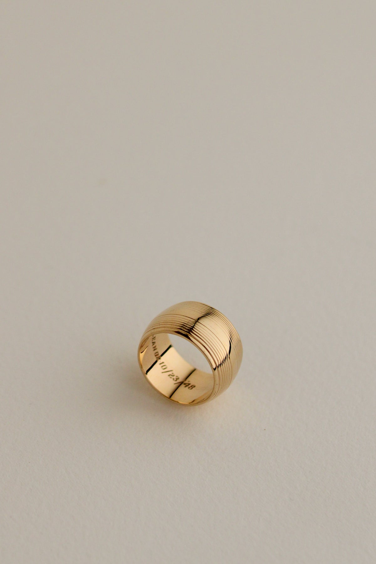 Art Deco Domed Ring, 14k