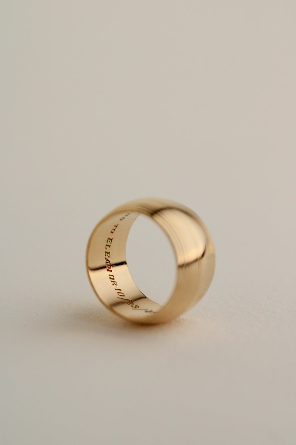 Art Deco Domed Ring, 14k