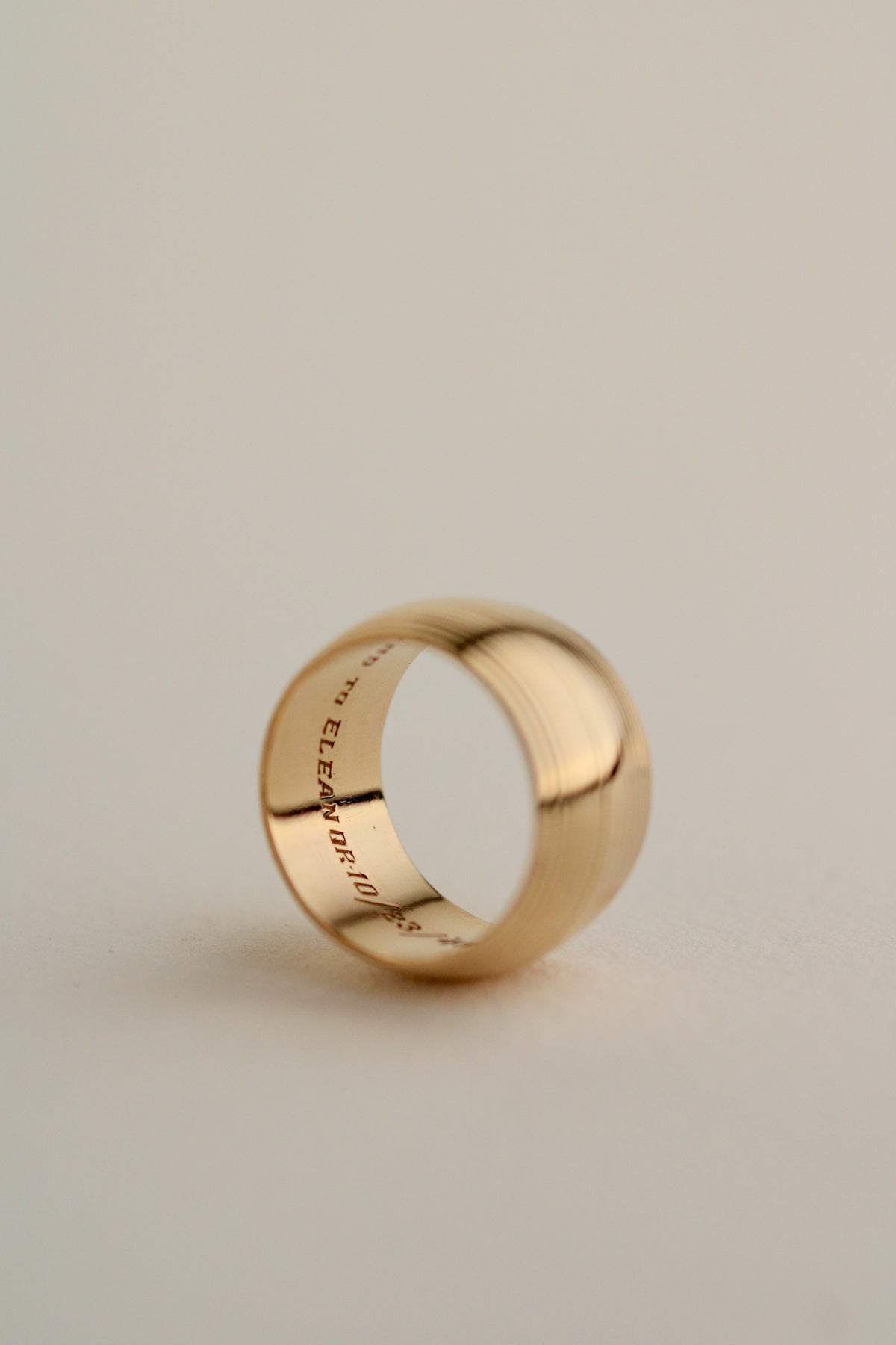 Art Deco Domed Ring, 14k