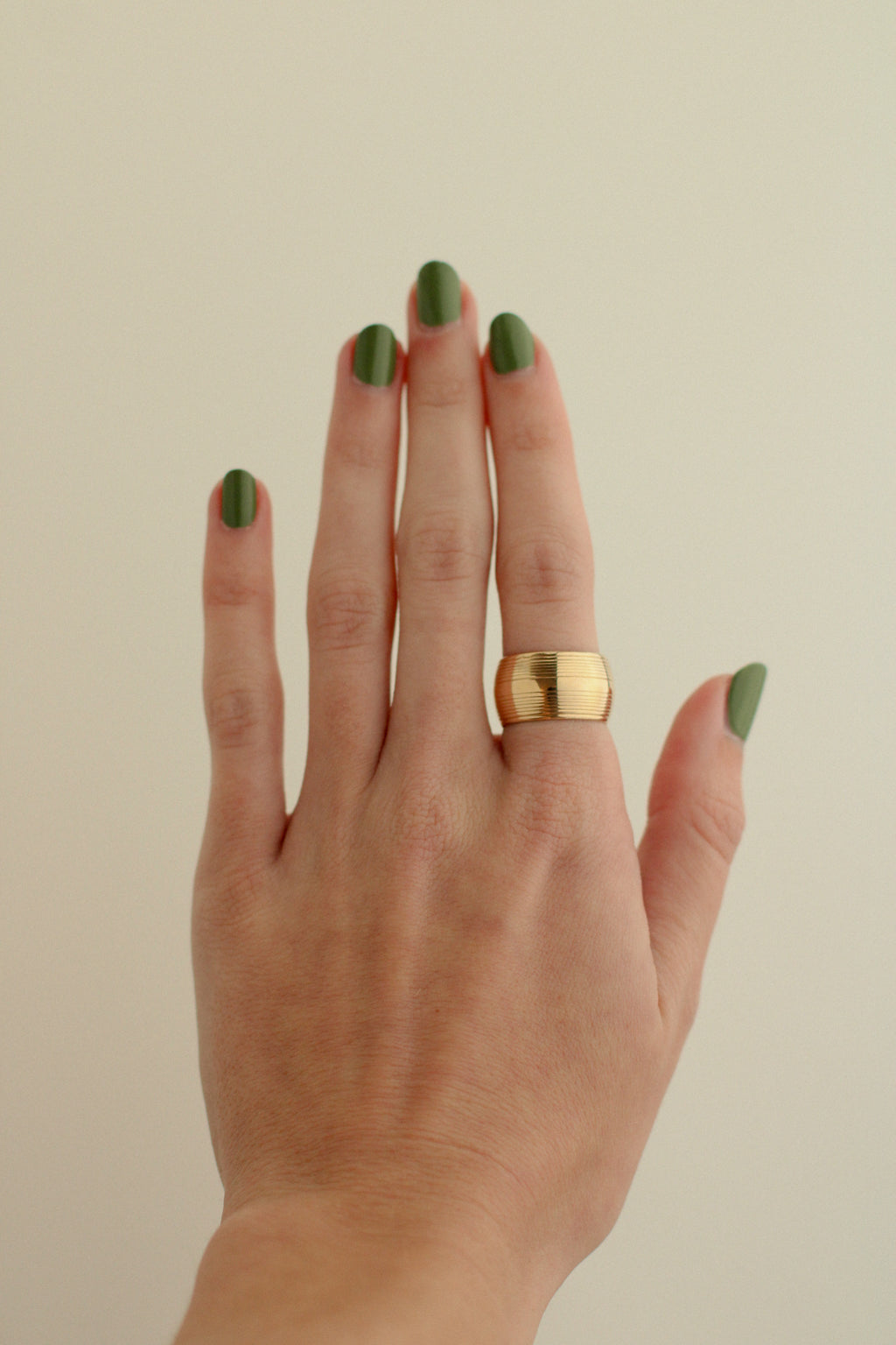 Art Deco Domed Ring, 14k