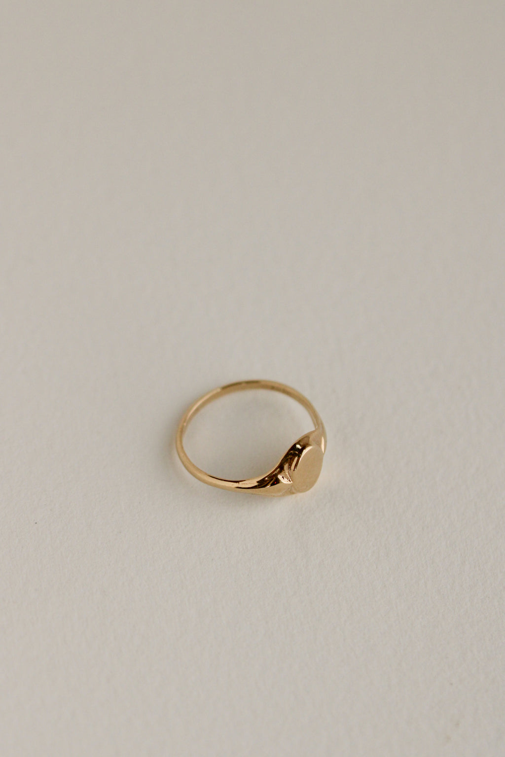 10k Flourished Mini Signet