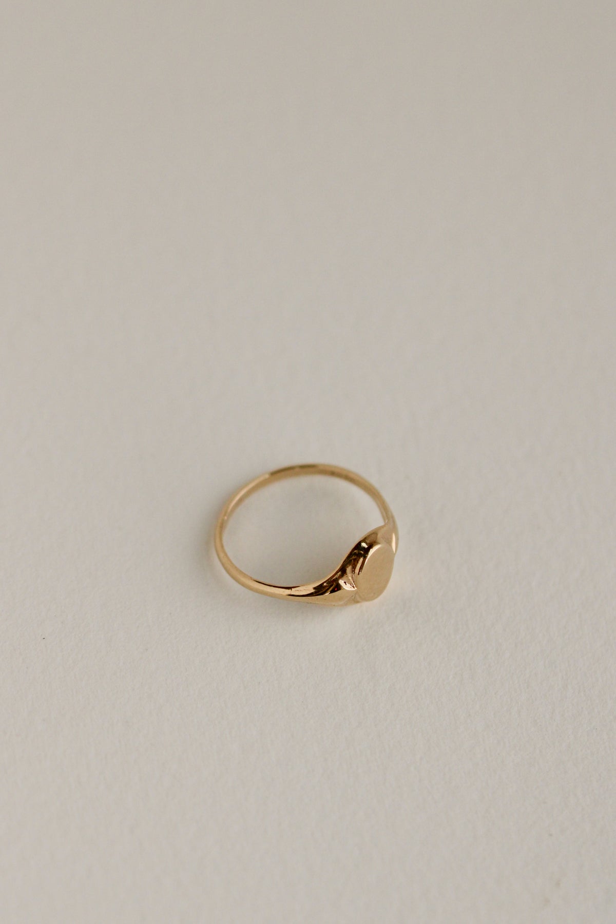 10k Flourished Mini Signet