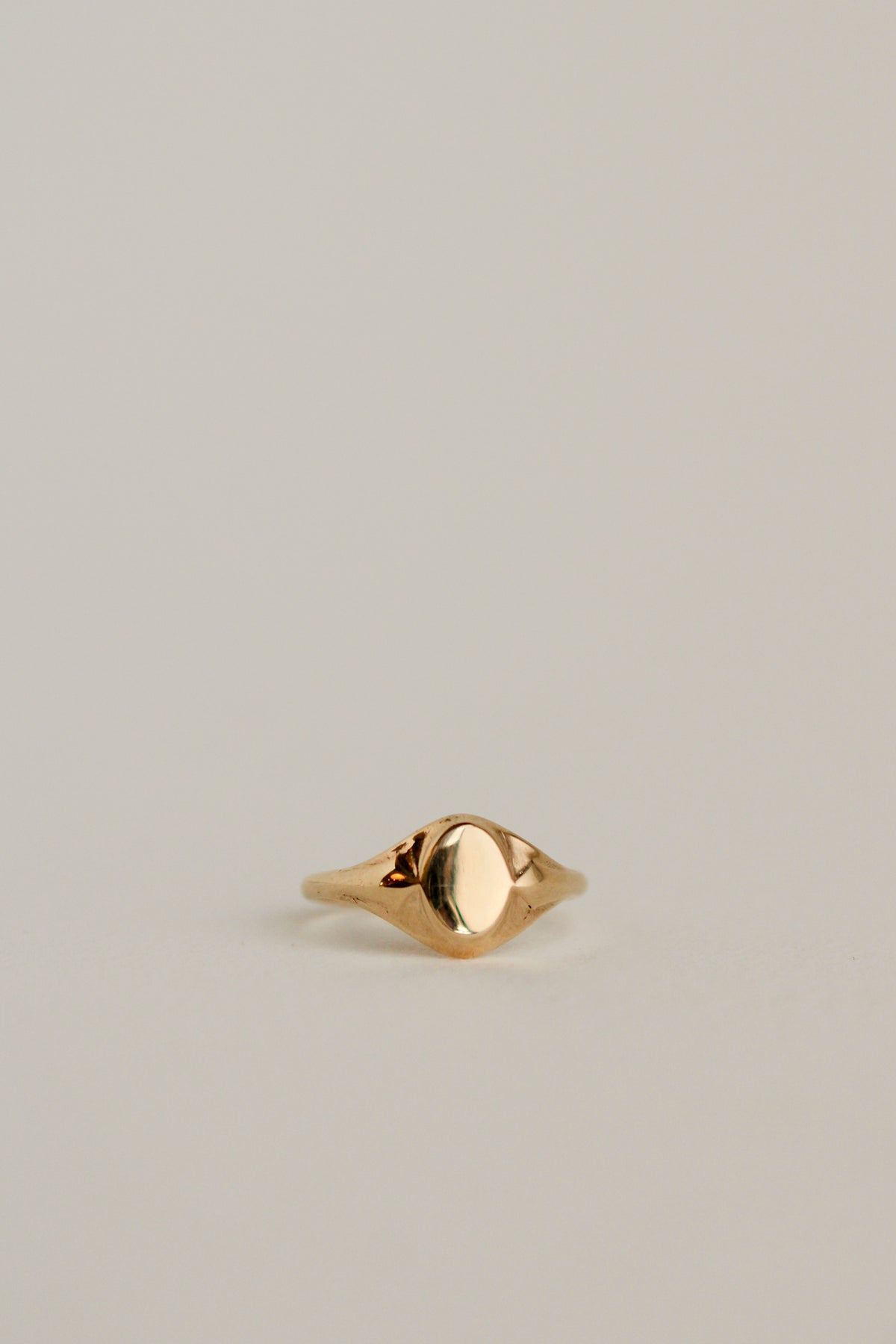 10k Flourished Mini Signet