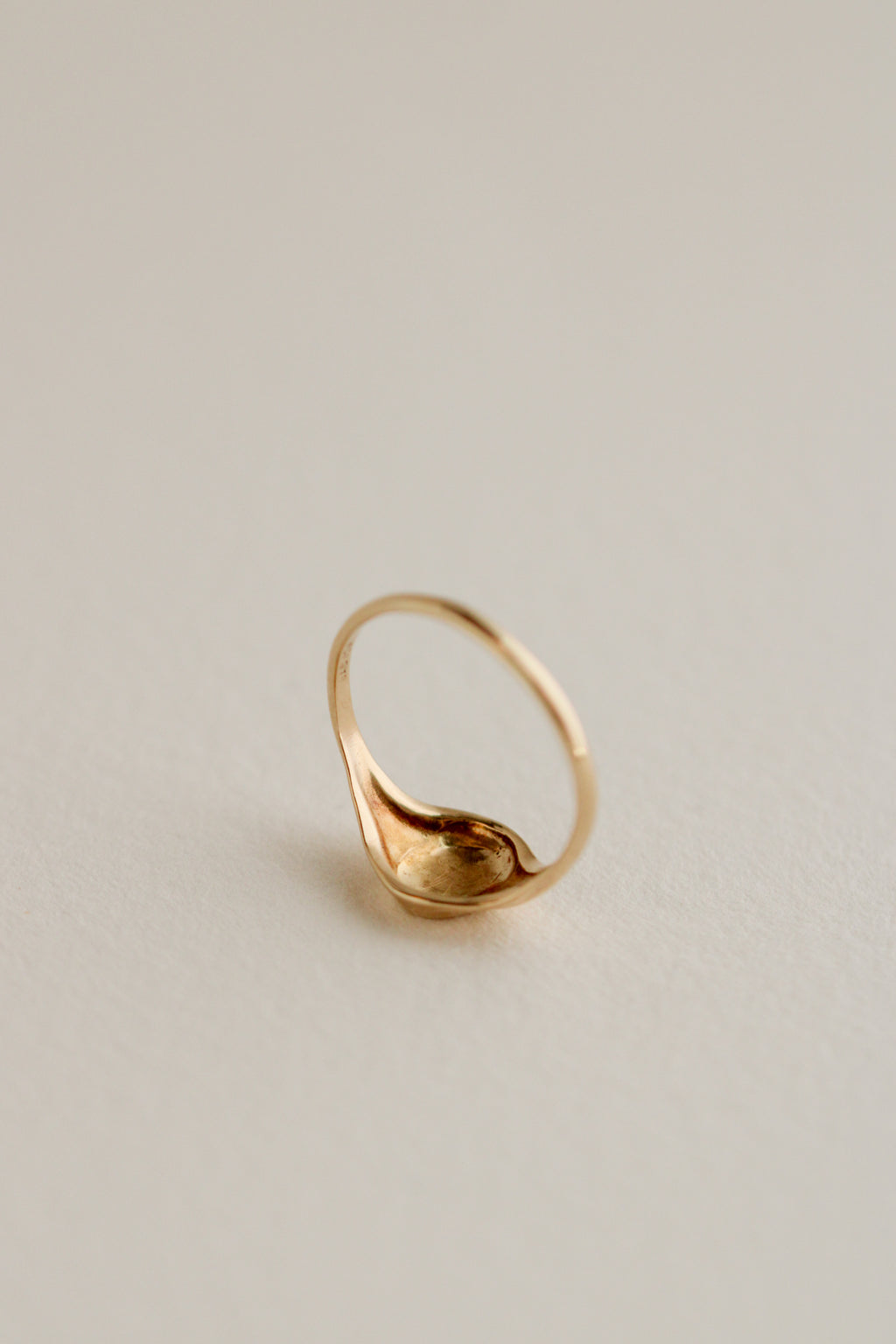 10k Flourished Mini Signet