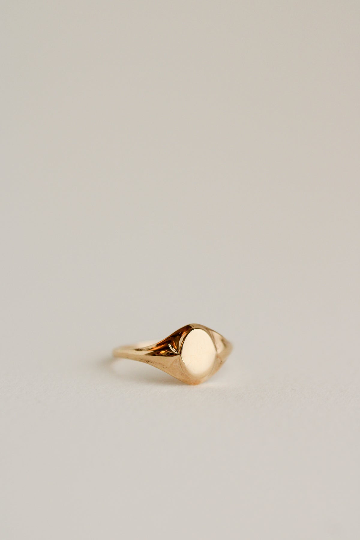 10k Flourished Mini Signet