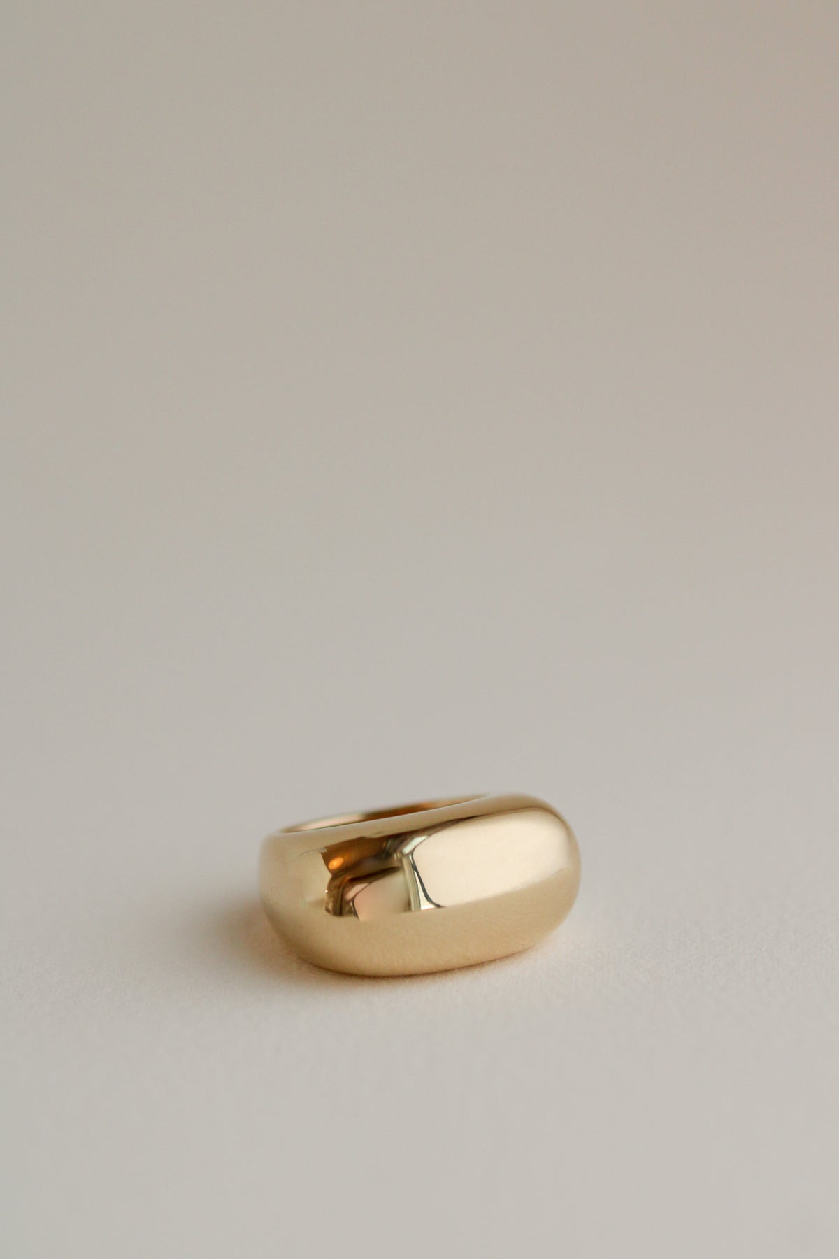 14k Squared Bubble Ring