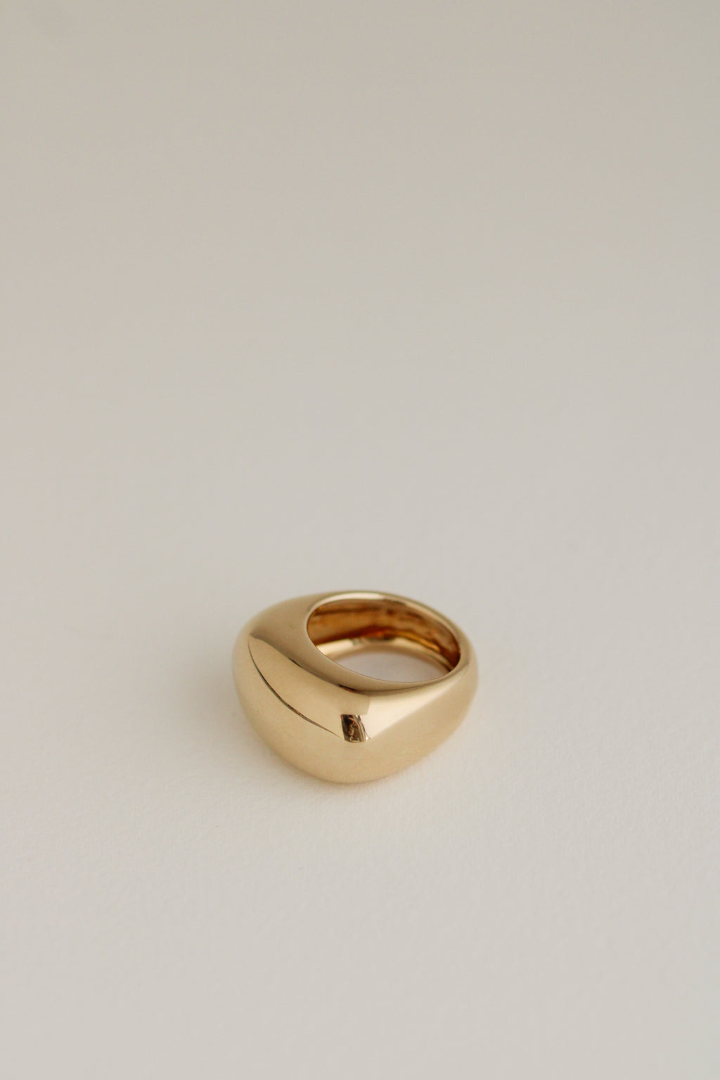 14k Squared Bubble Ring