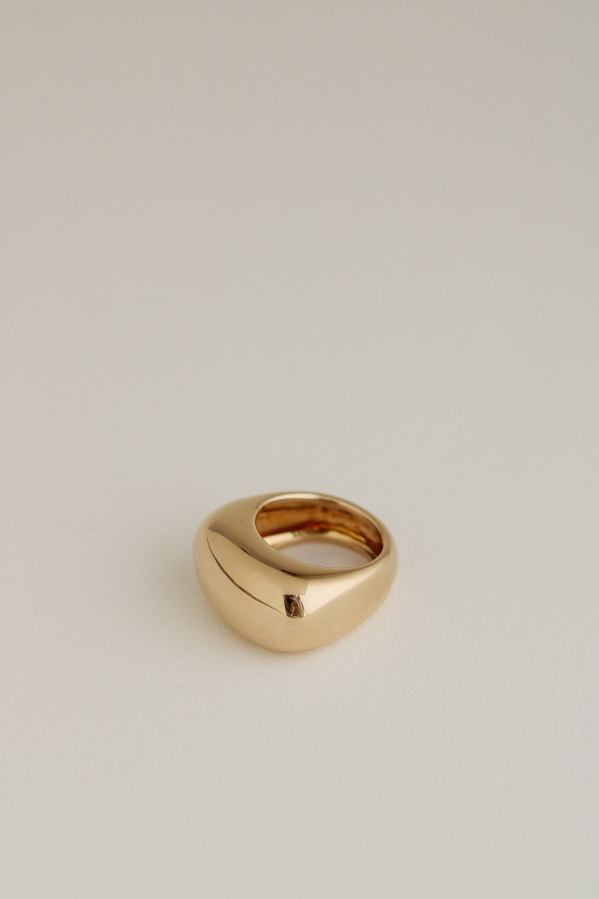 14k Squared Bubble Ring