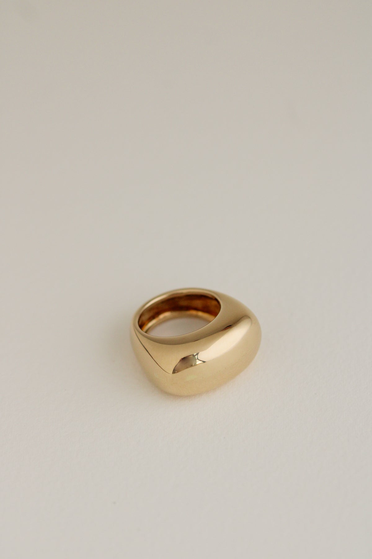 14k Squared Bubble Ring