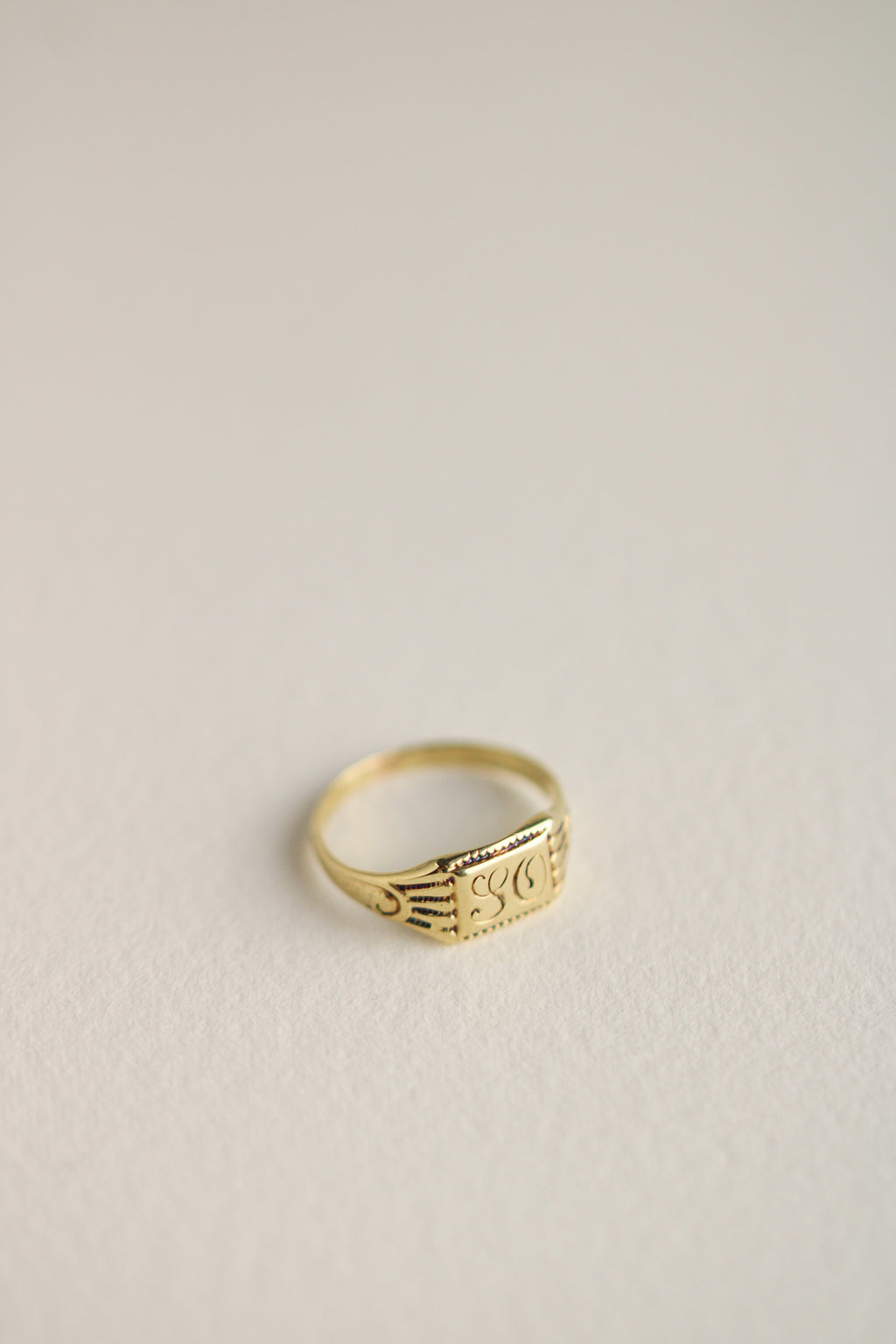 14k Pinky Signet Ring
