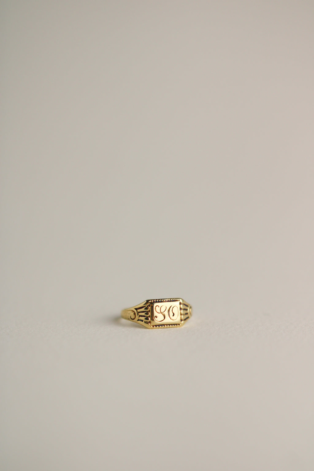 14k Pinky Signet Ring