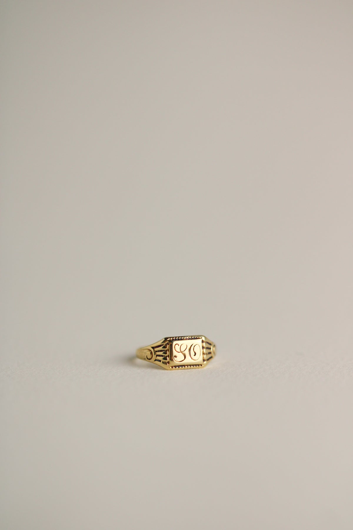 14k Pinky Signet Ring