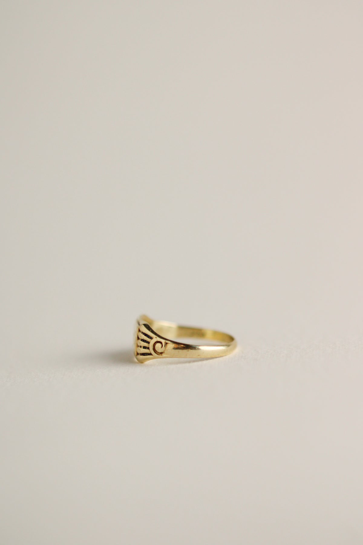 14k Pinky Signet Ring