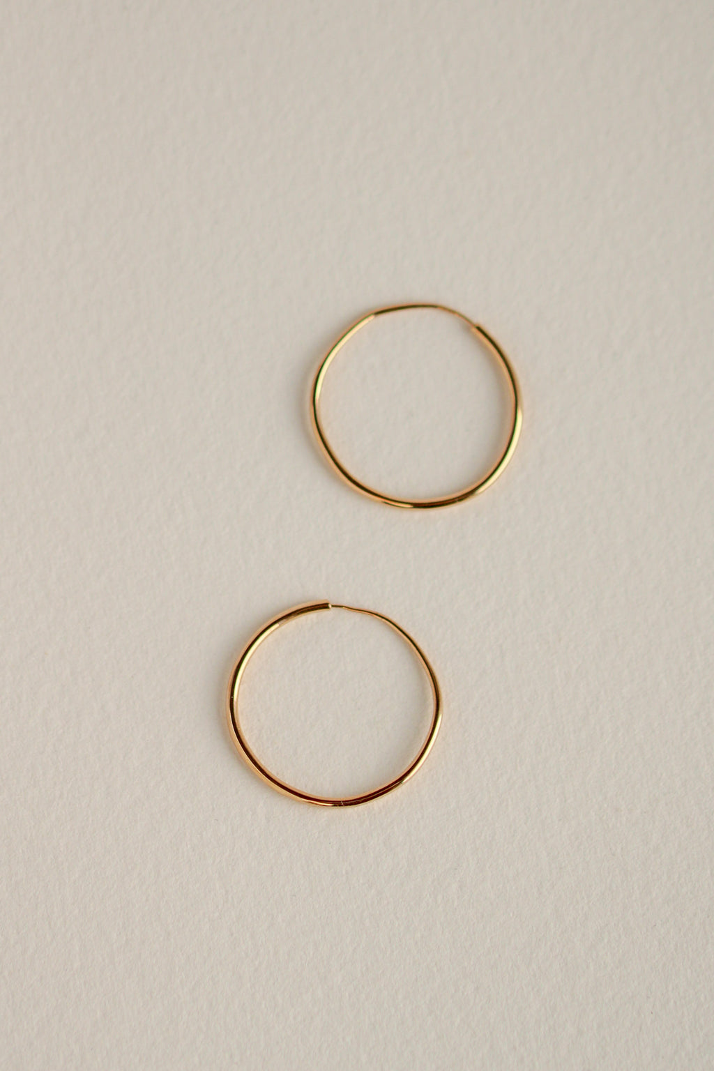 18k Infinity Hoops