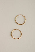 18k Infinity Hoops
