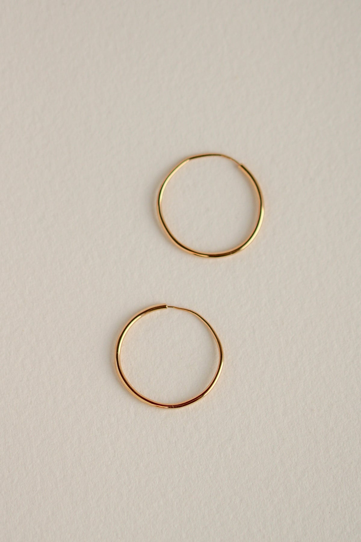 18k Infinity Hoops