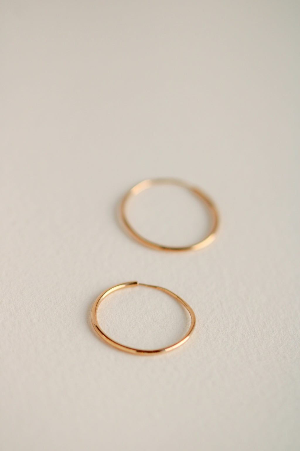 18k Infinity Hoops