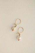14k Pearl Drop Earrings