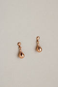 18k Teardrop Doorknocker Studs