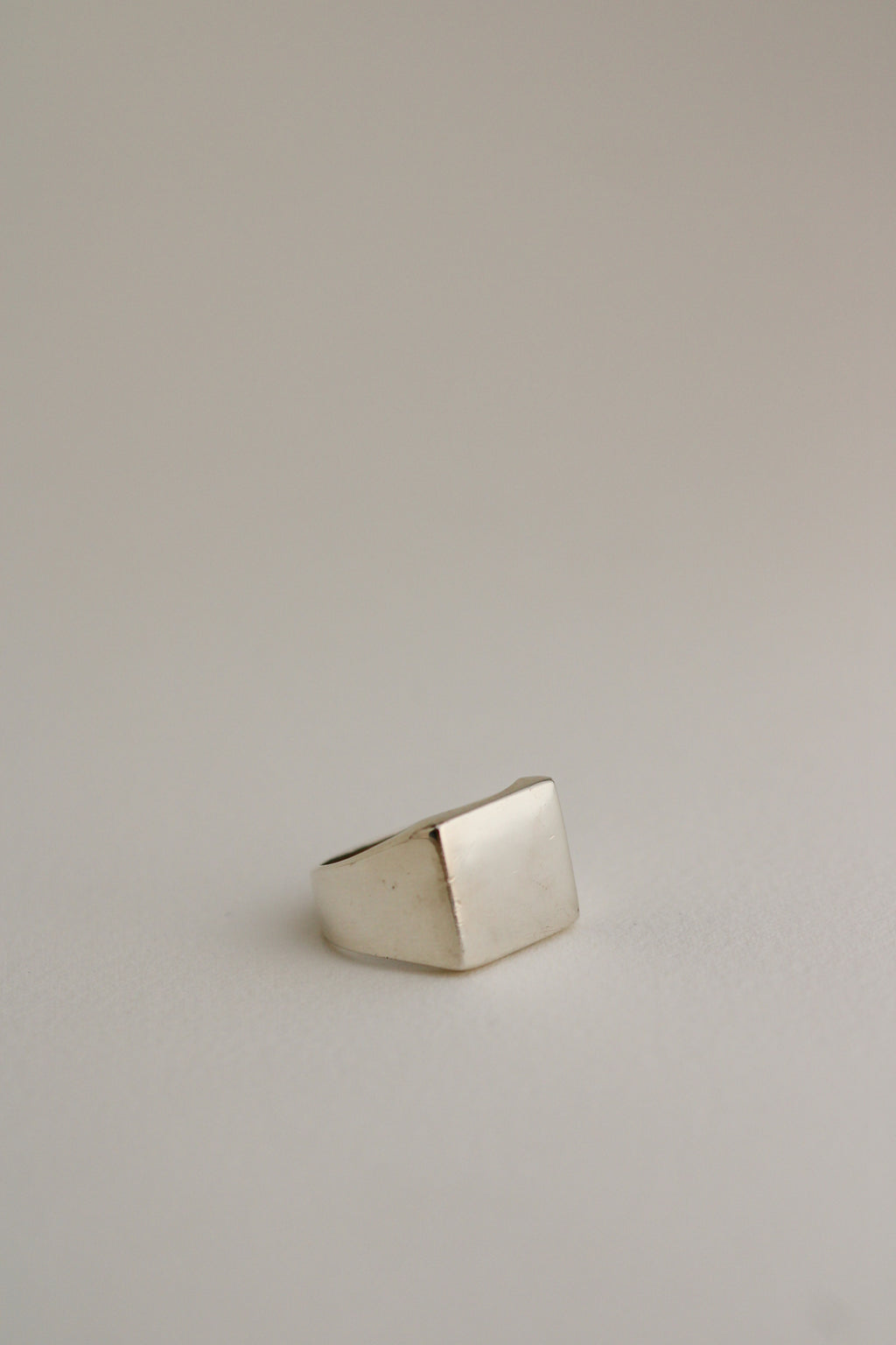 Men's Rectangular Signet Ring