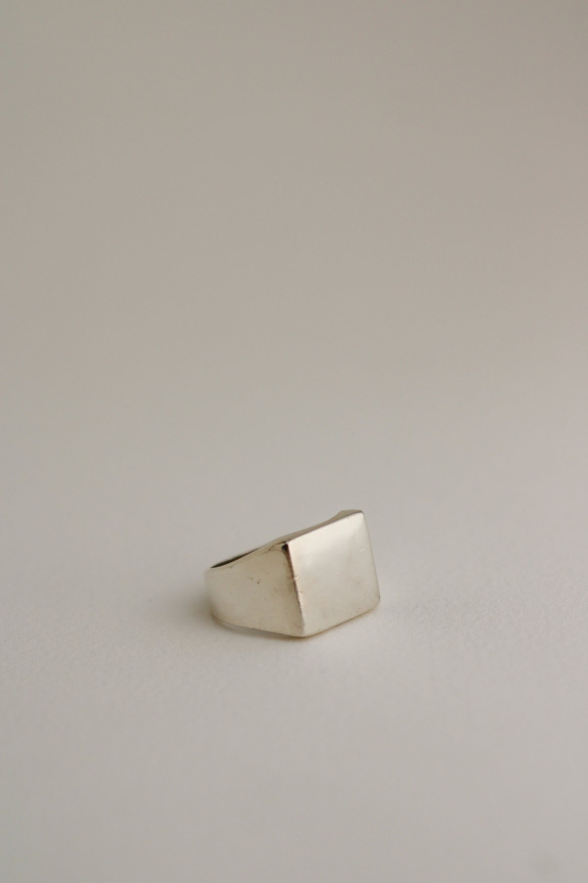 Men's Rectangular Signet Ring