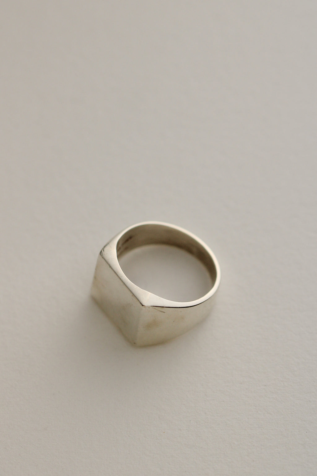 Men's Rectangular Signet Ring