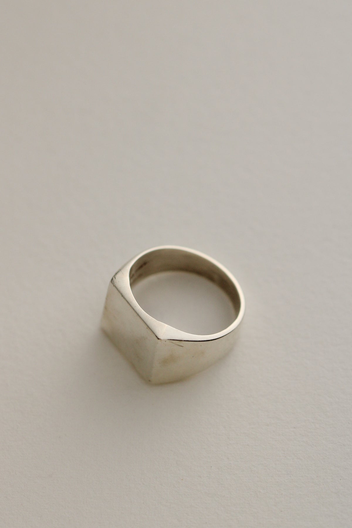 Men's Rectangular Signet Ring