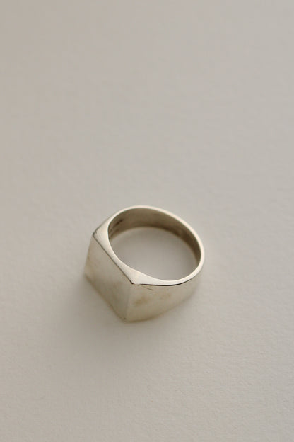 Men's Rectangular Signet Ring