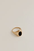 10k Onyx Pinky Ring